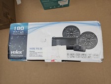 Marine Bluetooth Amplifier Speaker Package Black