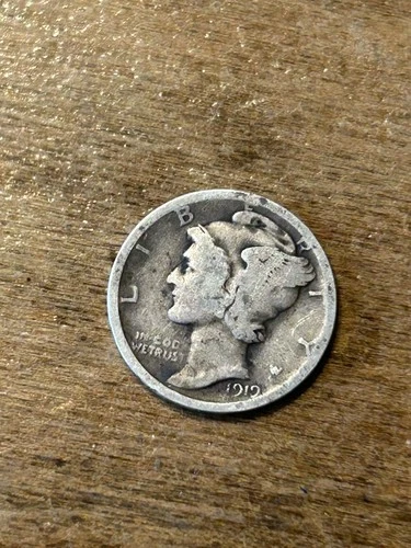 1919 Mercury Dime VG