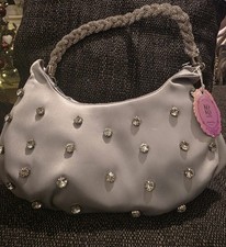 KO KO Couture Silver Studed Handbag, Brand New With Tags