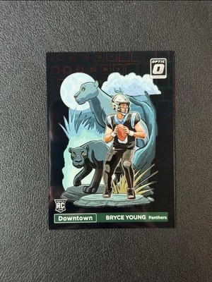 2023 Panini Donruss Optic - Downtown Bryce Young #D-1 Black Pandora Prizm /25...