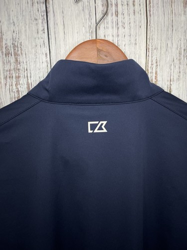 Ole Miss Cutter & Buck Men’s Zip Up Jacket Blue Gray Size 2XL - Picture 7 of 14