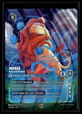Ravensburger Disney Lorcana Mufasa - Ruler of Pride Rock 217/204 Foil enchanted
