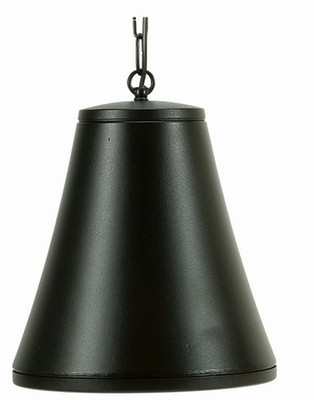 Außen Hängeleuchte Schwarz Ø26cm Aluminium IP44 Modern E27 Hängelampe JILNA