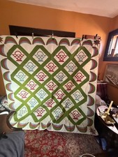 Glorious 19Th Century Basket Quilt