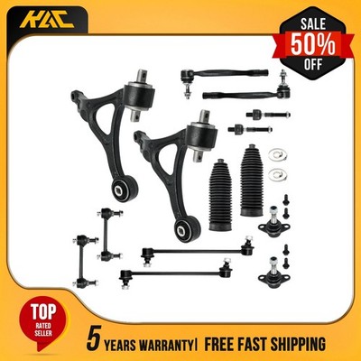 Front Lower Control Arms Ball Joints Sway Bar Links Kit For 2003-2014 Volvo XC90