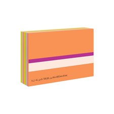 Sticky Notes for Monitor Wall, 8 Pads 6x4 Inch, Office, Multicolor