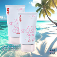 Espoir Water Splash Sun Cream Ceramide SPF50 PA   60ml x2 Korean Sunscreen
