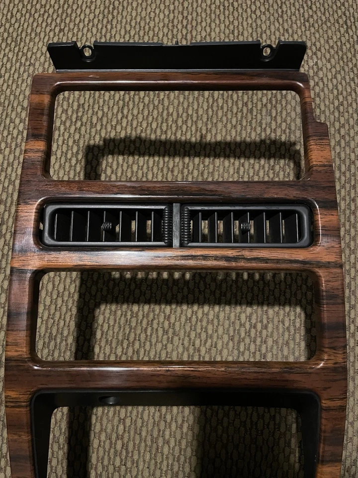 1993-1995 Jeep Grand Cherokee ZJ радио ободок приборной панели отделка крышка древесины OEM - Изображение 2 из 4