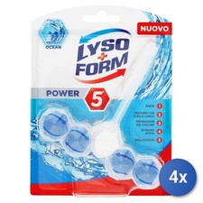4X Lysoform Tablette WC Solide Océan 1 Pièce