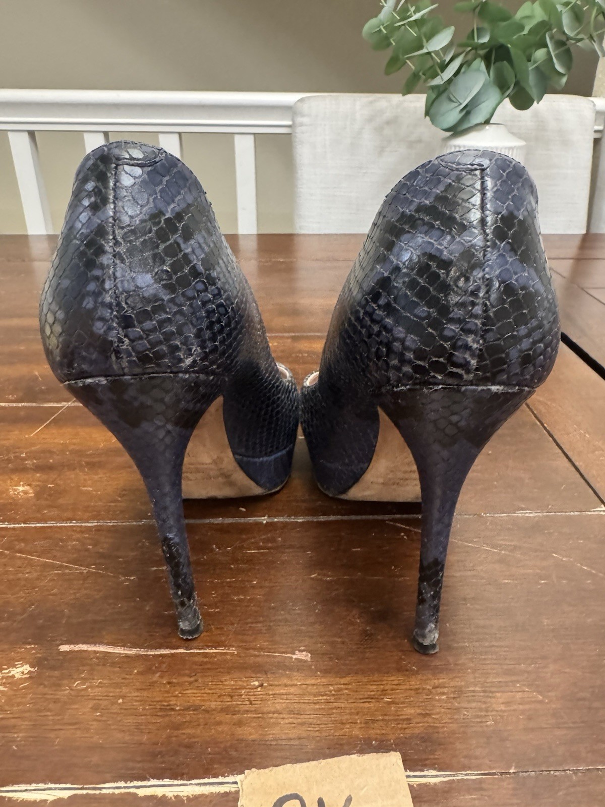 Jimmy Choo Cosmic Python Snakeskin Platform Pumps… - image 6