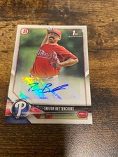 2018 Bowman Prospect Auto Trevor Bettencourt #PA-TB Auto