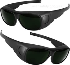 IPL Safety Glasses 200nm-2000nm Protective Goggles IR 5.0 Welding Glasses, Wrap-
