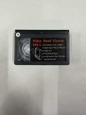 VHS-C Video Head Cleaner Cassette   Vintage VCR Cleaning Tape