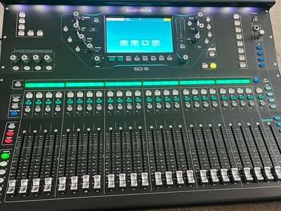 Allen & Heath SQ-6 48 Ch/36 Bus Digital Mixer w/ Road Case, Cover + iPad Holder - Image 1 of 4