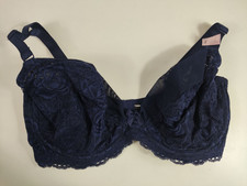 Image of NEW Boux Avenue Navy Malise Plunge Bra Non Padded Underwired All Sizes
