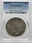 1923-S Peace Silver Dollar PCGS MS63