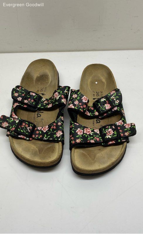 Betula Birkenstock Unisex Multicolor Floral Slip-On Slide Sandals Size M5 W7