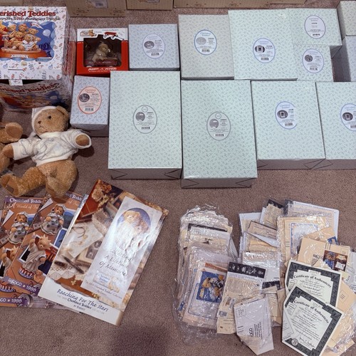 Enorme Lotto 122 Figurine Enesco Carissime Orsacchiotti Scatola Originale Da Collezione - Foto 9 di 15