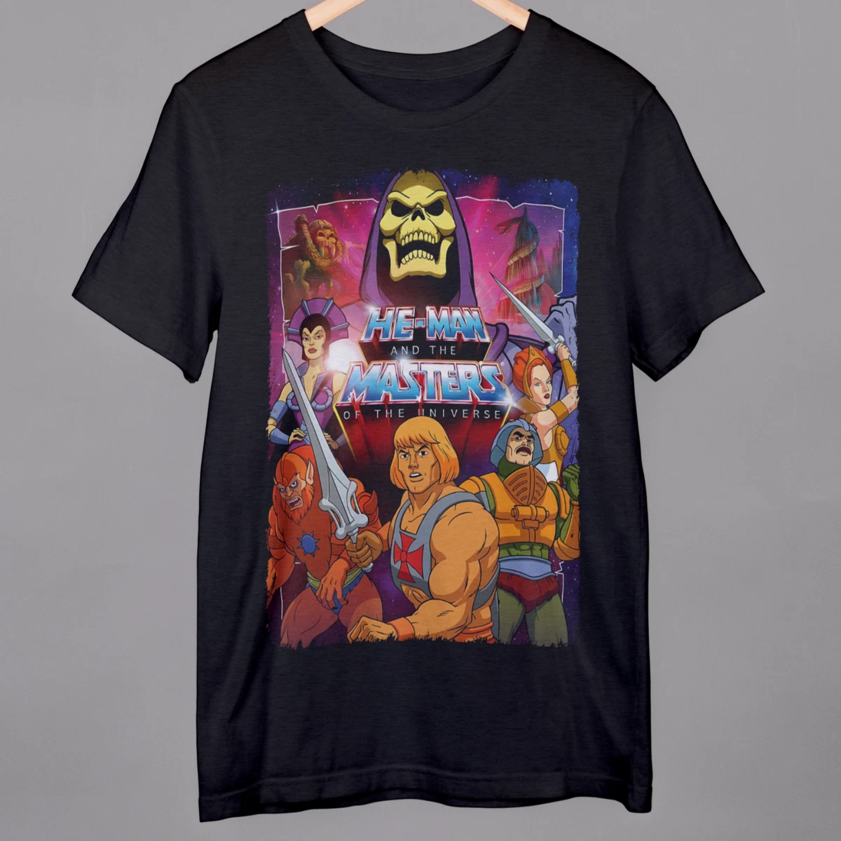 Maglietta Donna Style3 Snake Mountain Masters Of The Universe – Skeletor Vintage