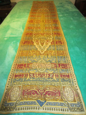 VTG Middle East Tapestry Multi-Colored Table Runner 14 3/8" x 66" LONG Poly