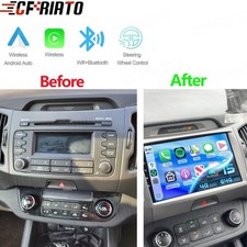 4+64GB Android 15 Autoradio Für KIA Sportage 3 2010-2016 GPS Navi Apple Carplay