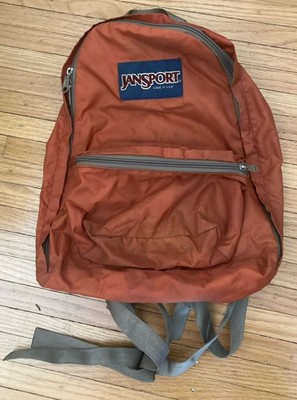 jansport backpack burnt orange Big Student - Soda 2/3 padded back panel Front utility pocket with organizer Jansport Superbreak Burnt Orange Backpack