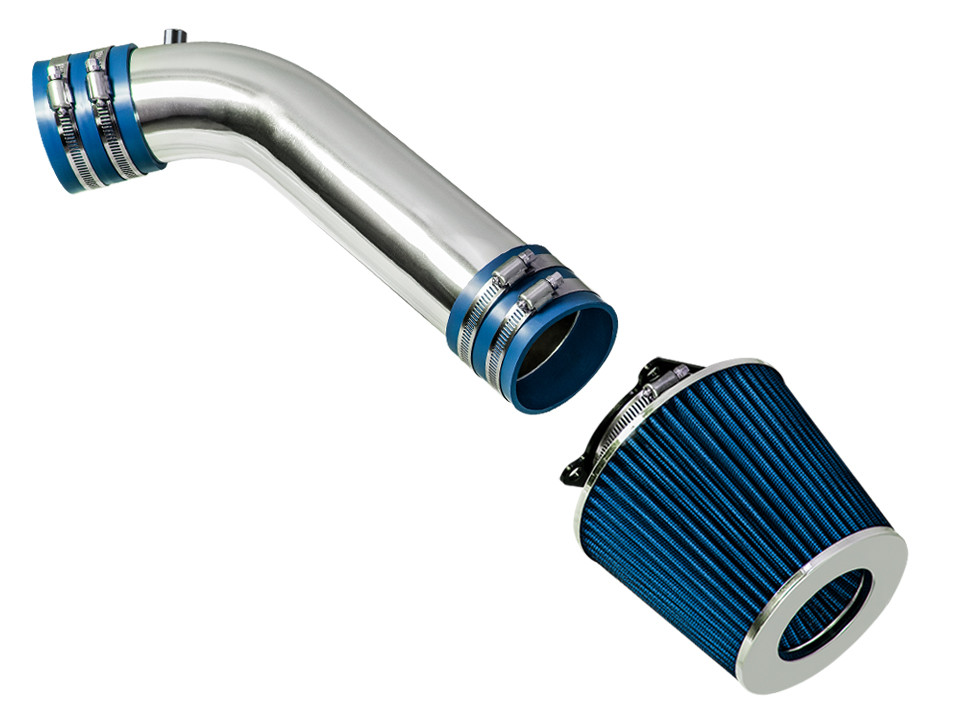 BLUE Short Ram Air Intake Induction Kit + Filter For 03-06 350Z/G35/FX35 3.5L V6