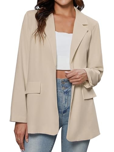 New Women’s Lightweight Blazer Size 2XL  Beige