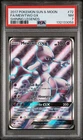 PSA 7 2017 POKEMON SUN & MOON SHINING LEGENDS 72 MEWTWO GX