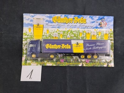 werbetruck 1:87, Günther Bräu, Sondermodell,Selten, LKW, H0, Miniatur