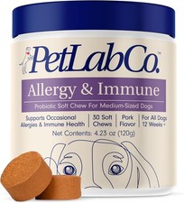 PetLab Co. PetLabCo.  Probiotic Soft Chew for Medium Size Dogs, 30 Count