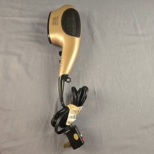 Revlon Amber Waves 1875 Ionic Hair Dryer RV670 Gold Tone Handheld Works