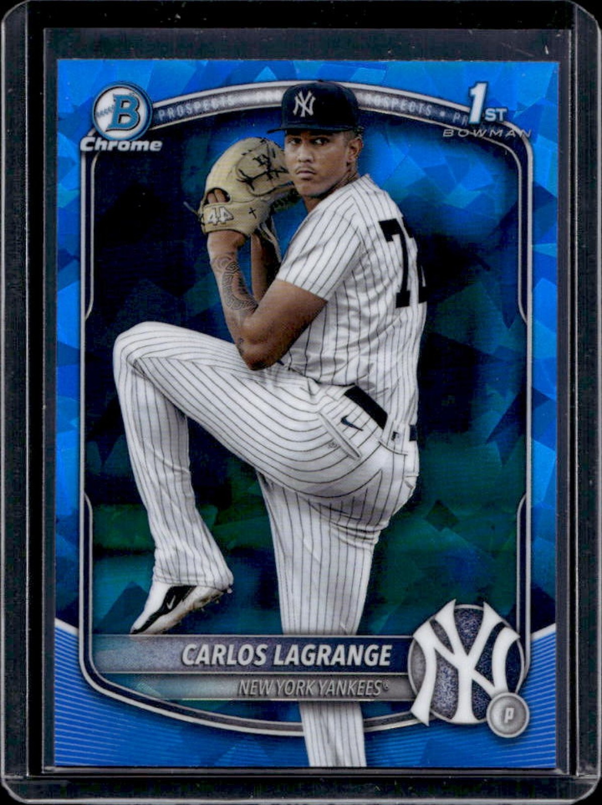 2025 Bowman Chrome Sapphire Carlos Lagrange 1st #BCP-202 Yankees