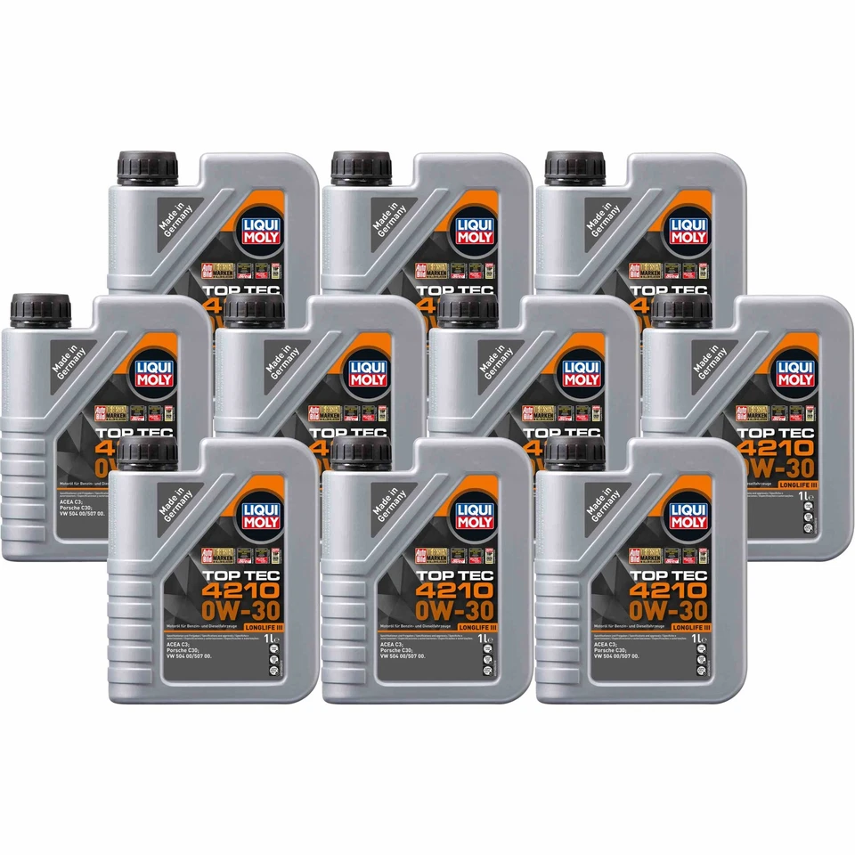 Top Tec 6300 0W-20 10 L Huiles pour Acea C5 Api Sn Jaguar / Land Rover - Photo 1/1
