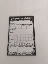 HeroQuest Joe Manganiello's the Crypt of Perpetual Darkness Character Sheet NEW