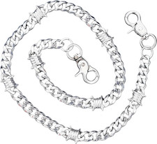 Layered Punk Pants Chain for Men Women, Gothic Hip Hop Jean Chain Wallet Chain B