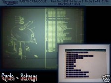 Triumph Daytona_Ersatzteilkatalog_Microfich_Microfilm