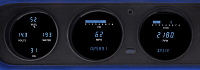 Dakota Digital 1964-67 Pontiac GTO Tempest 6 Gauge Cluster System VFD3-64P-GTO