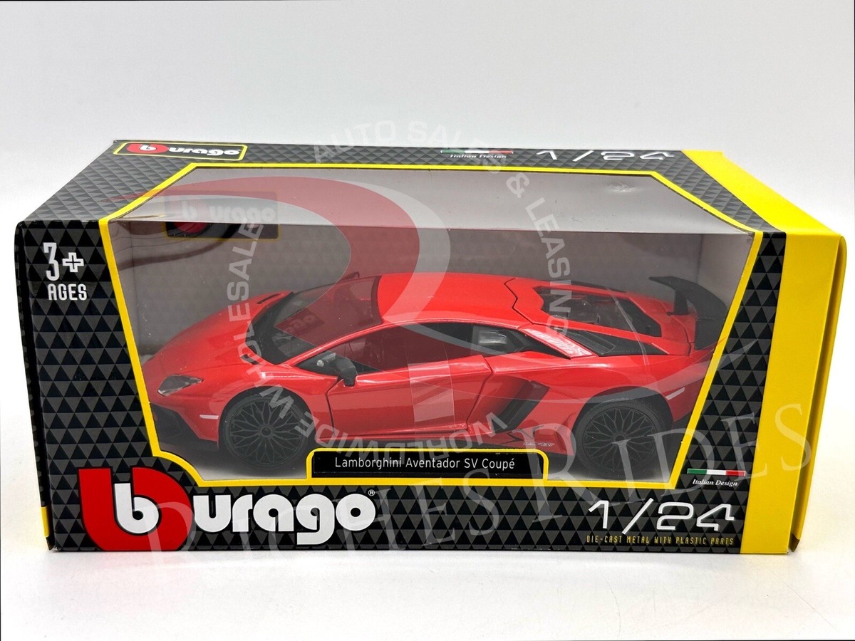 Burago 1:24 Scale Diecast Model Car Lamborghini Aventador