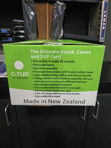 C-Tug Kayak and Canoe Roller Cart with SandTrakz Puncture Free All-Terrain Wh... - Picture 3 of 5