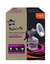 Tommee Tippee Made for Me Single Manual Breast Pump Soft Cushioned Silicone Cup