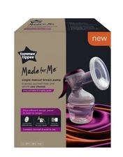 Tommee Tippee Made for Me Single Manual Breast Pump Soft Cushioned Silicone Cup