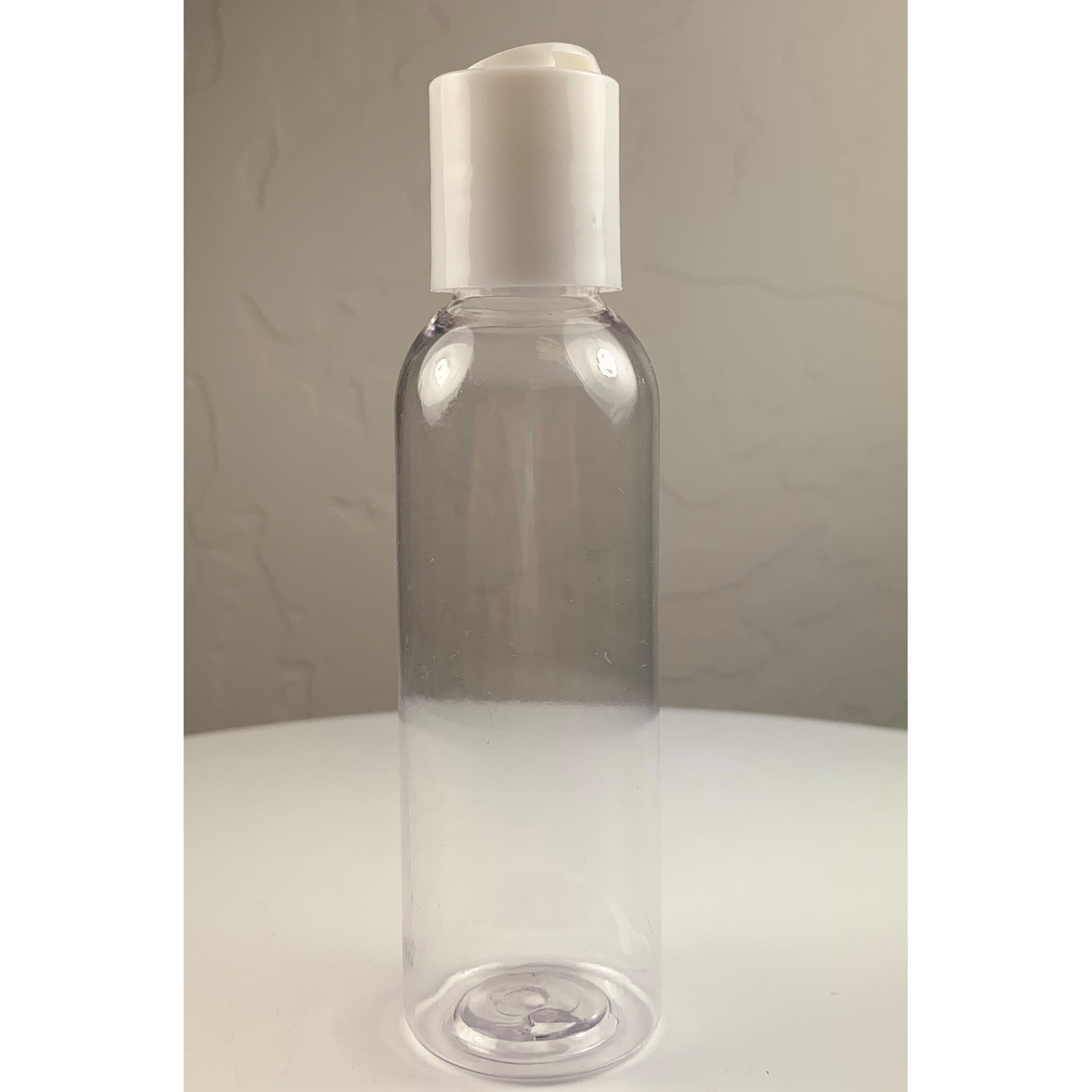 Brand New 2 Oz Plastic Flip-Top Cap Toiletry Bottles Containers (Free Shipping)