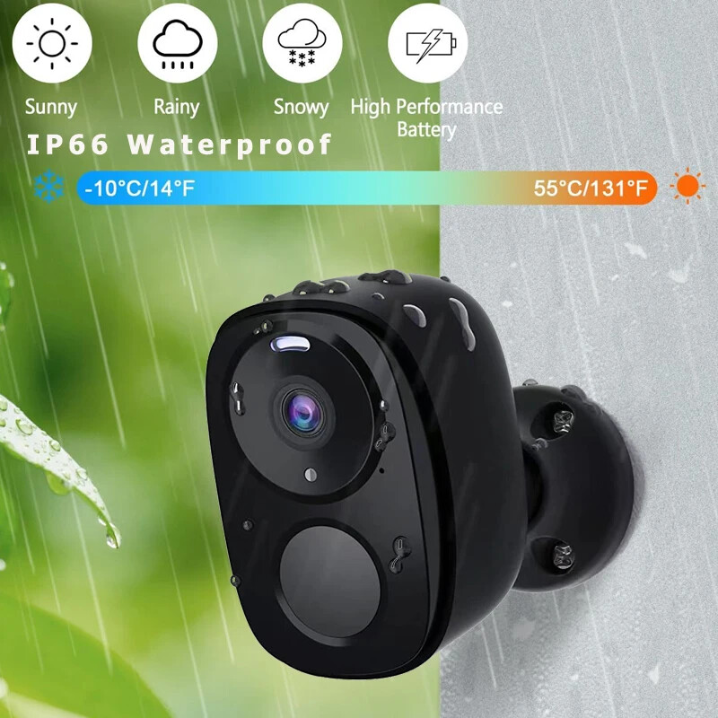 Security Camera Wireless Outdoor, 2K Battery Powered Camera AI Motion Waterproof-image