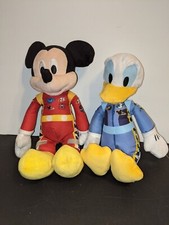 Disney Junior Mickey And The Roadster Racers Mickey Donald Duck 10" Plush