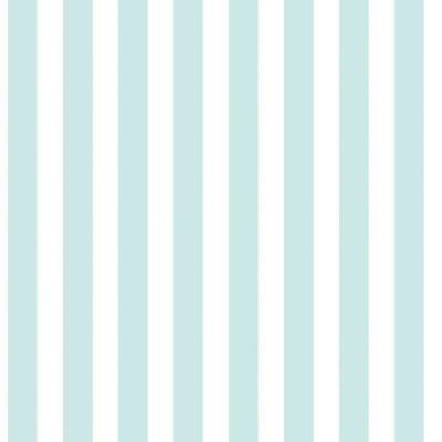 G78406 - Tiny Tots 2 Regency Stripe Turquoise Galerie Wallpaper