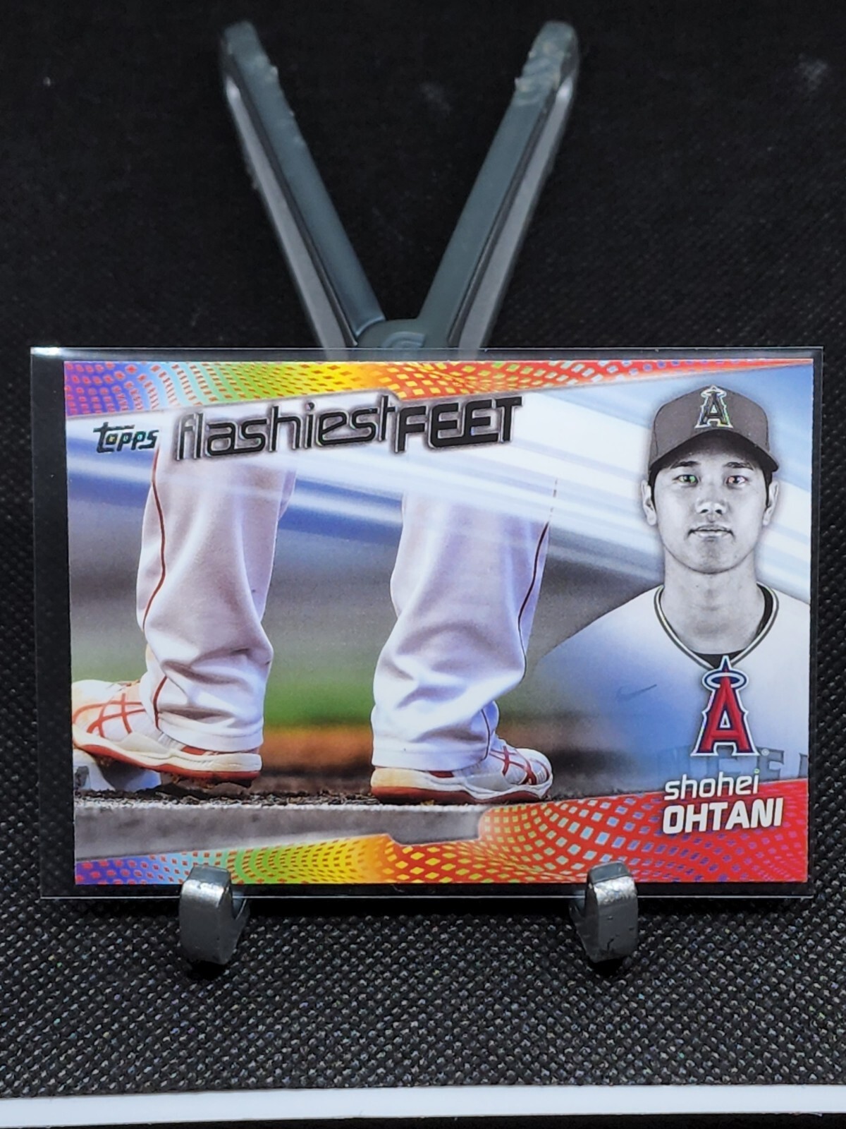2022 Topps Series 1 Shohei Ohtani Flashiest Feet LA Angels