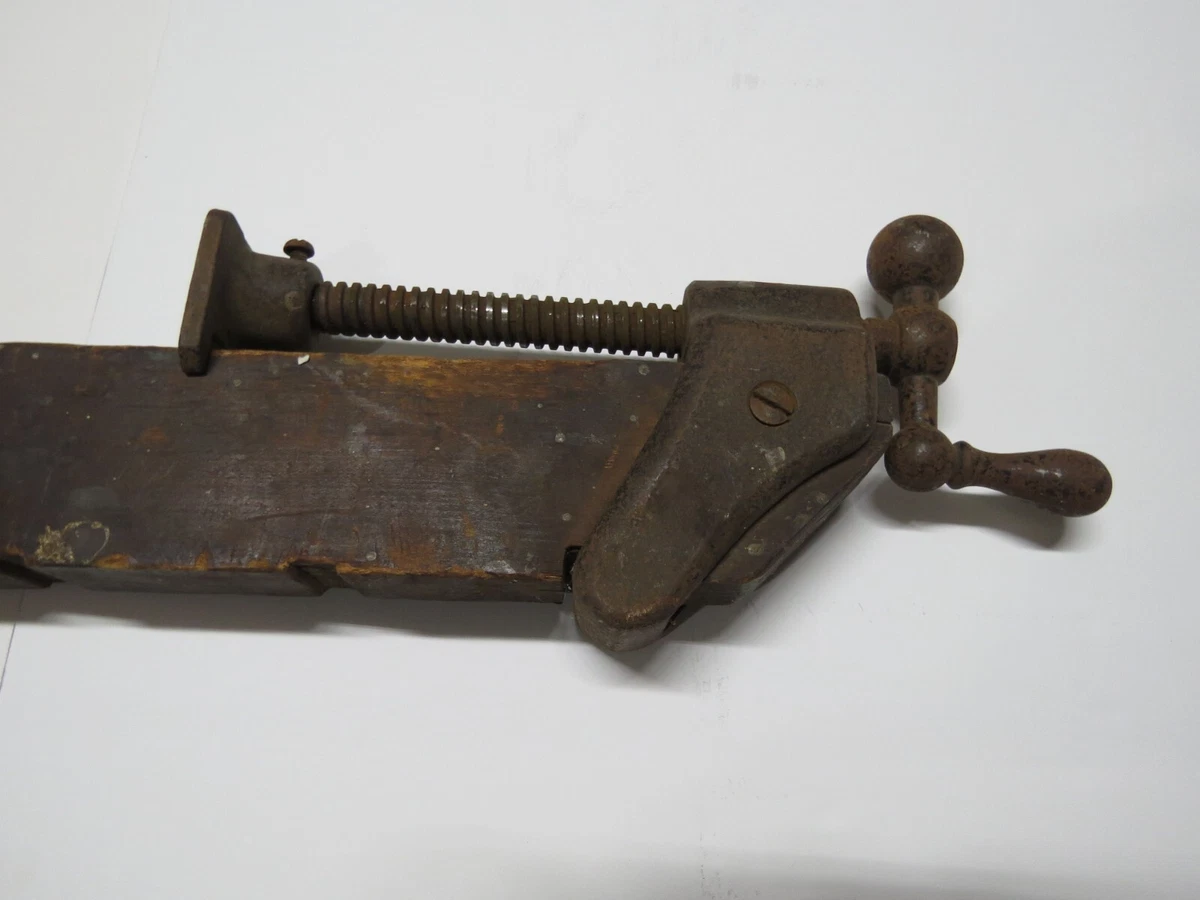 Antique wooden bar clamps deals