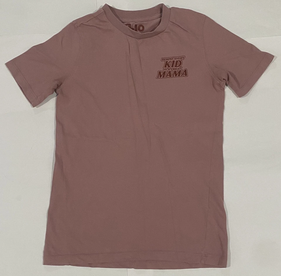 Cotton On Kids Graphic Print T-Shirt Boys Size 9-10 Crew Neck Mauve - Image 2 of 4