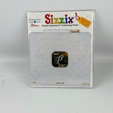 Sizzix Ellison Monogram P Simple Impressions Embossing Folder ProvoCraft 38-9598